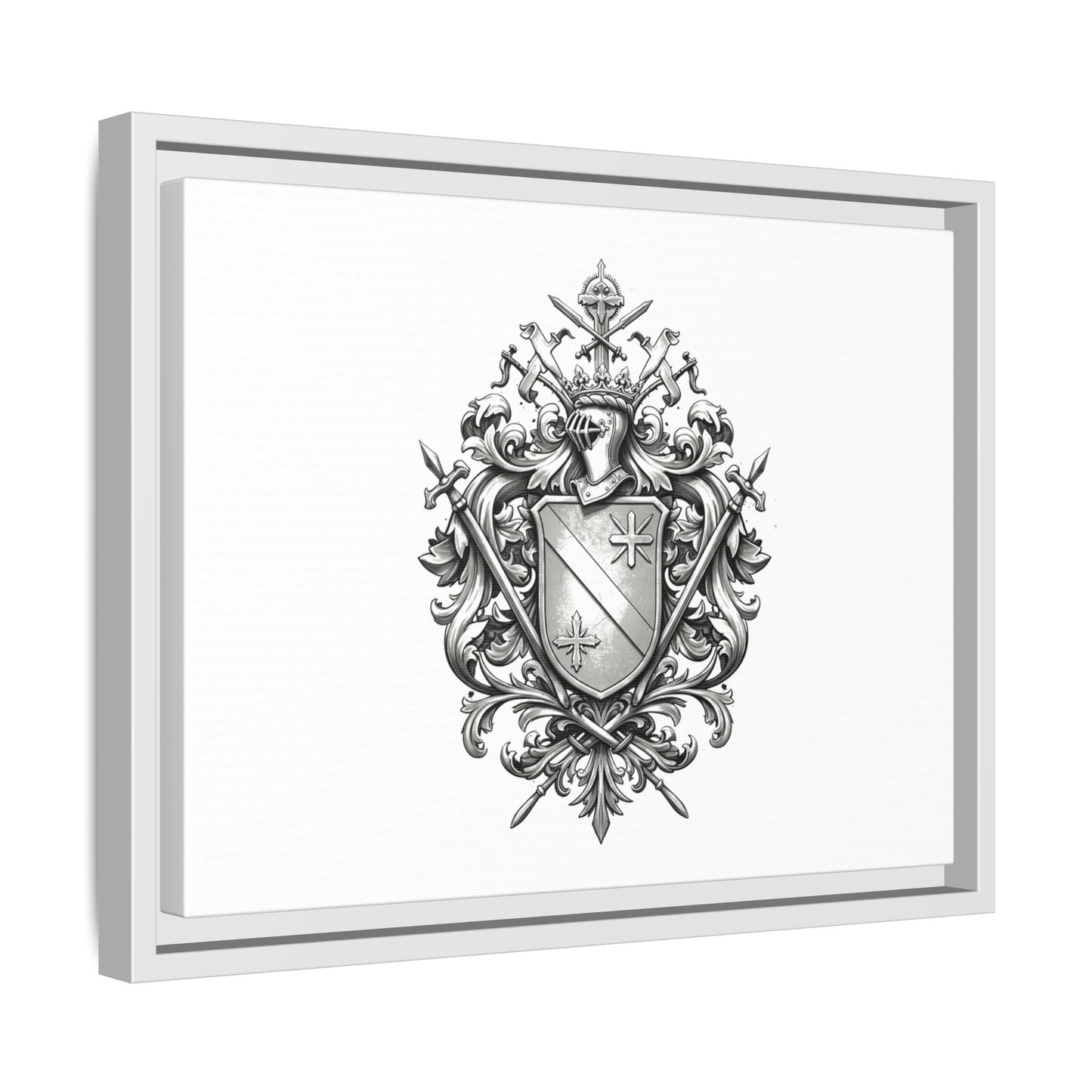 Guild #52 Elegance: Premium Multicolor Framed Matte Canvas
