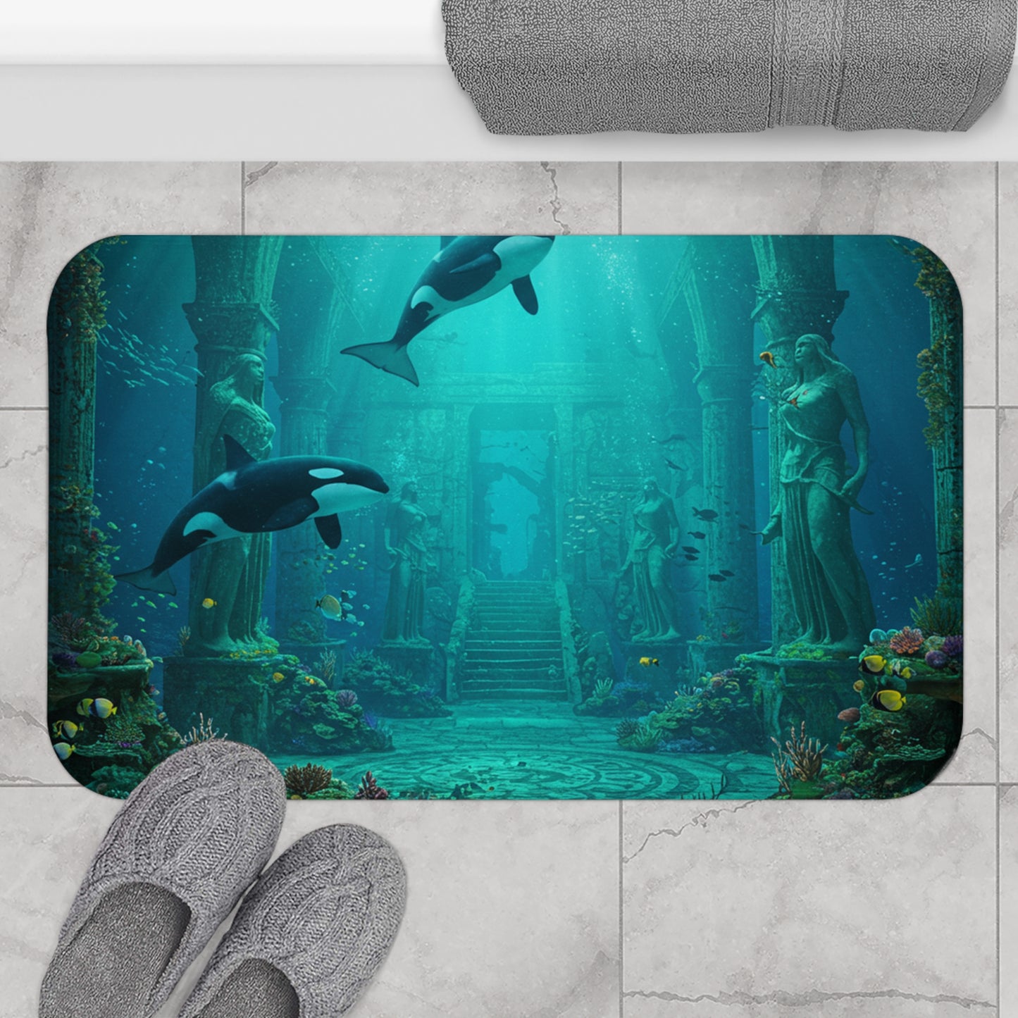 Atlantis Escape Bath Mat - Step into Mystery