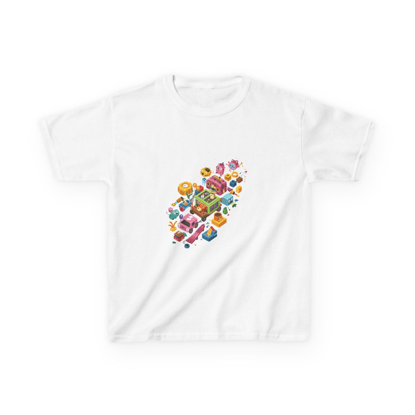 Level Up! Kids' Gamer-Style Heavy Cotton Tee