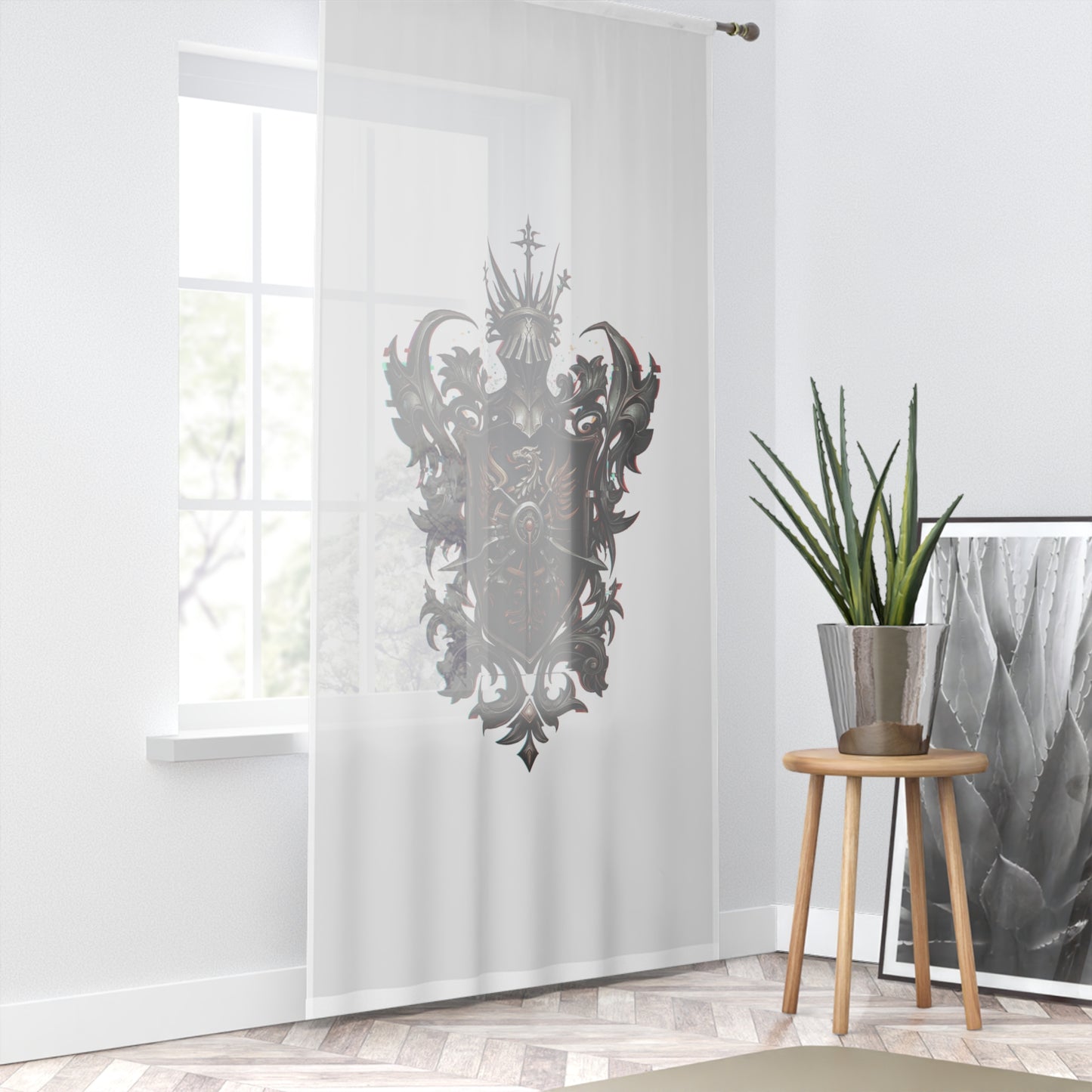 Trendsetter Emblem Window Curtain - Style #38