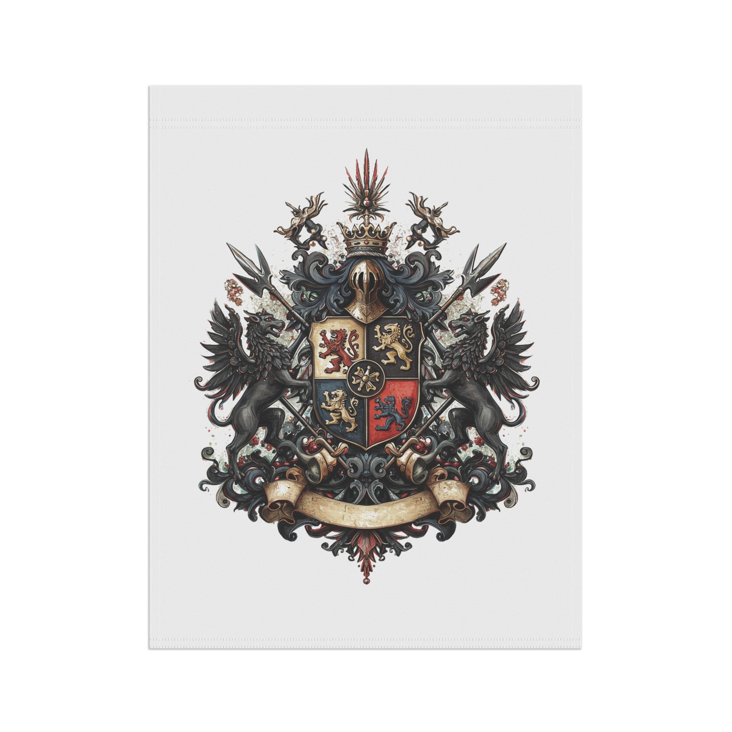 Guild Emblem Grandeur: Trendy Garden & House Banner