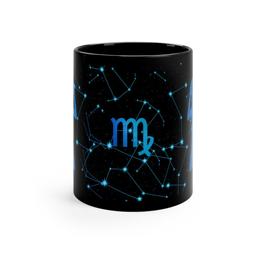 Starry Night Edition -Virgo Constellation Coffee Mug, Astrological Gift, Zodiac Cup, Horoscope Lover, Stargazer Mug, Personalized Astrology Drinkware