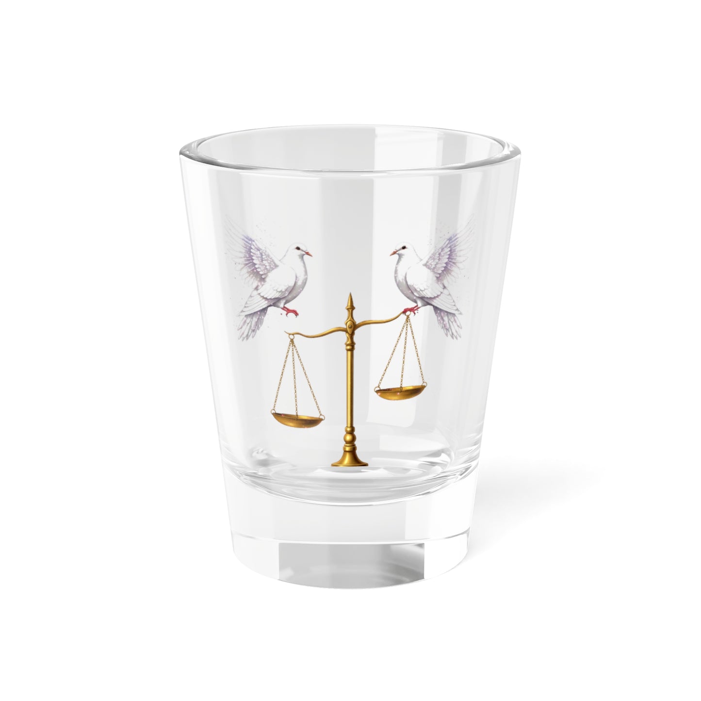 Libra Zodiac Charm Shot Glass - Trendy Celestial Sips