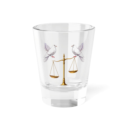 Libra Zodiac Charm Shot Glass - Trendy Celestial Sips
