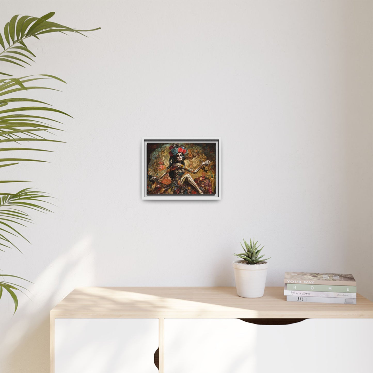 LaCatrina Elegance: Exquisite Multicolor Matte Canvas