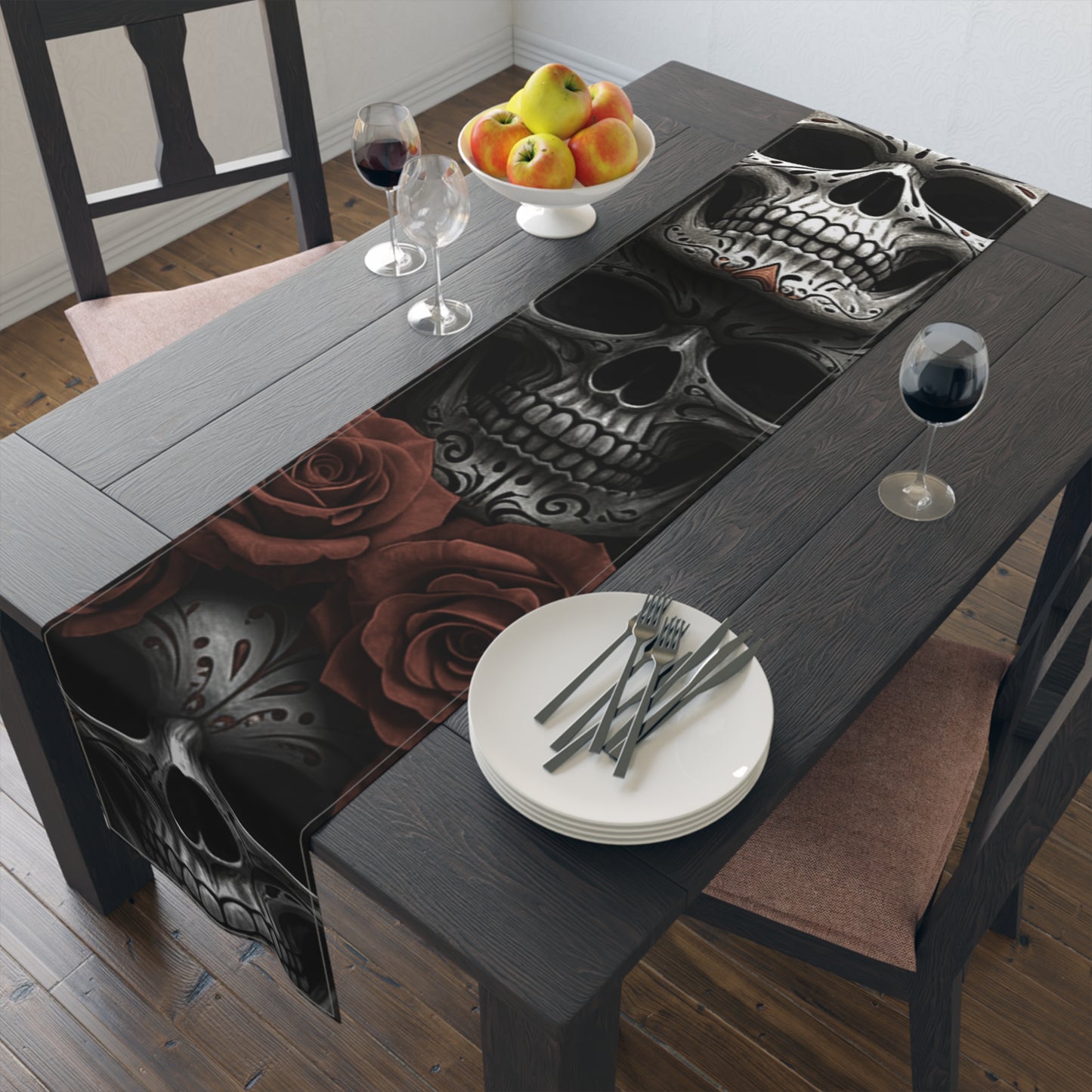 LaCatrina Edge: Bold & Mystical Table Runner