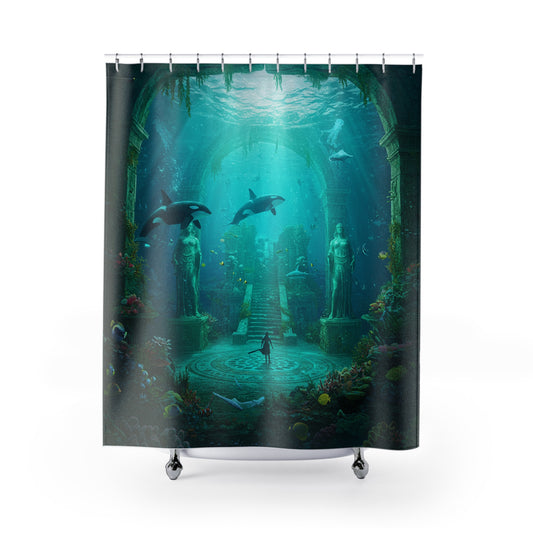 Atlantis Edge: The Lost City Shower Curtain #17