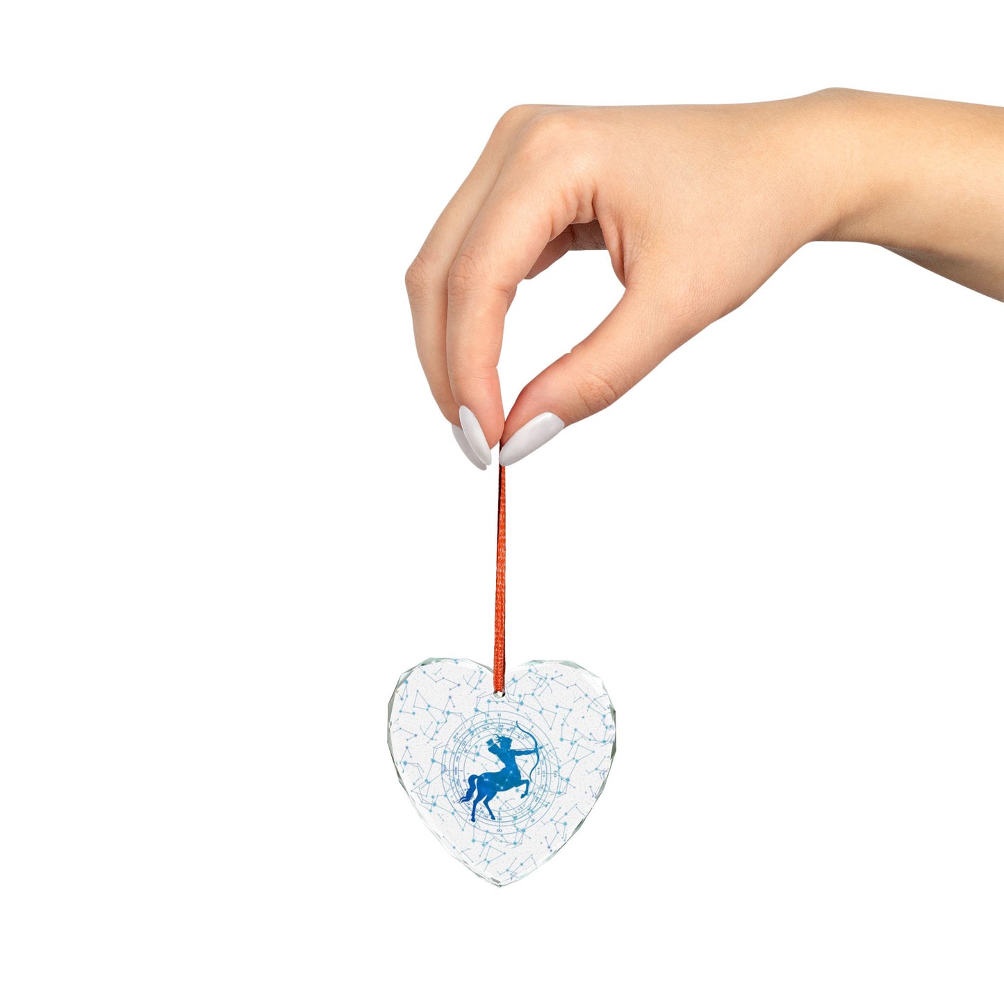 Sagittarius Edge - Dual Zodiac Crystal Ornament #12
