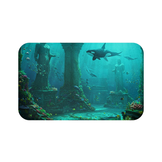 Step Into Atlantis: Casual Bath Mat #10