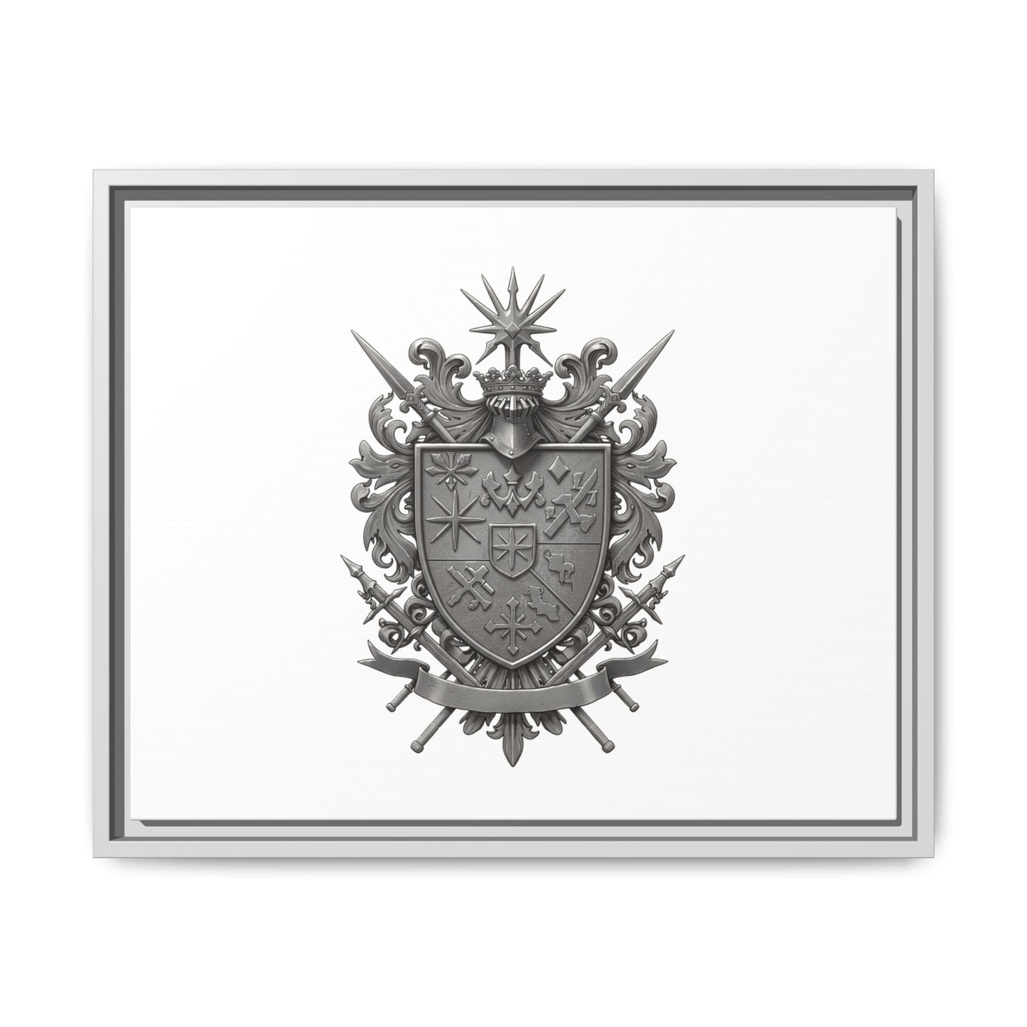 Elegant Guild #8 - Professional Multi-Color Framed Canvas