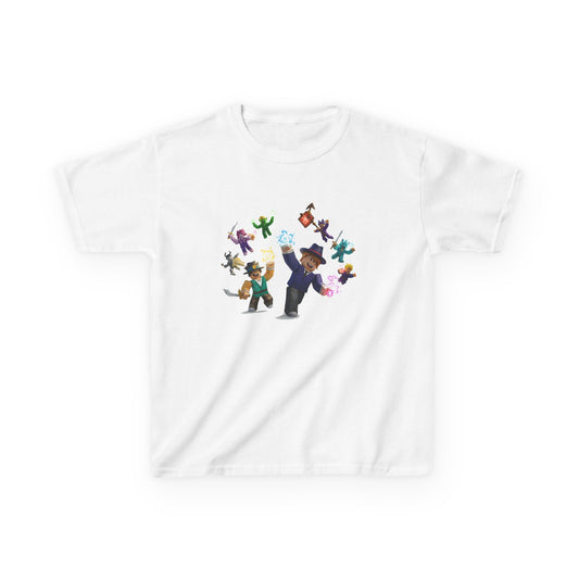 Voxel Adventure Kids Tee - Trendy Pixel Art Edition