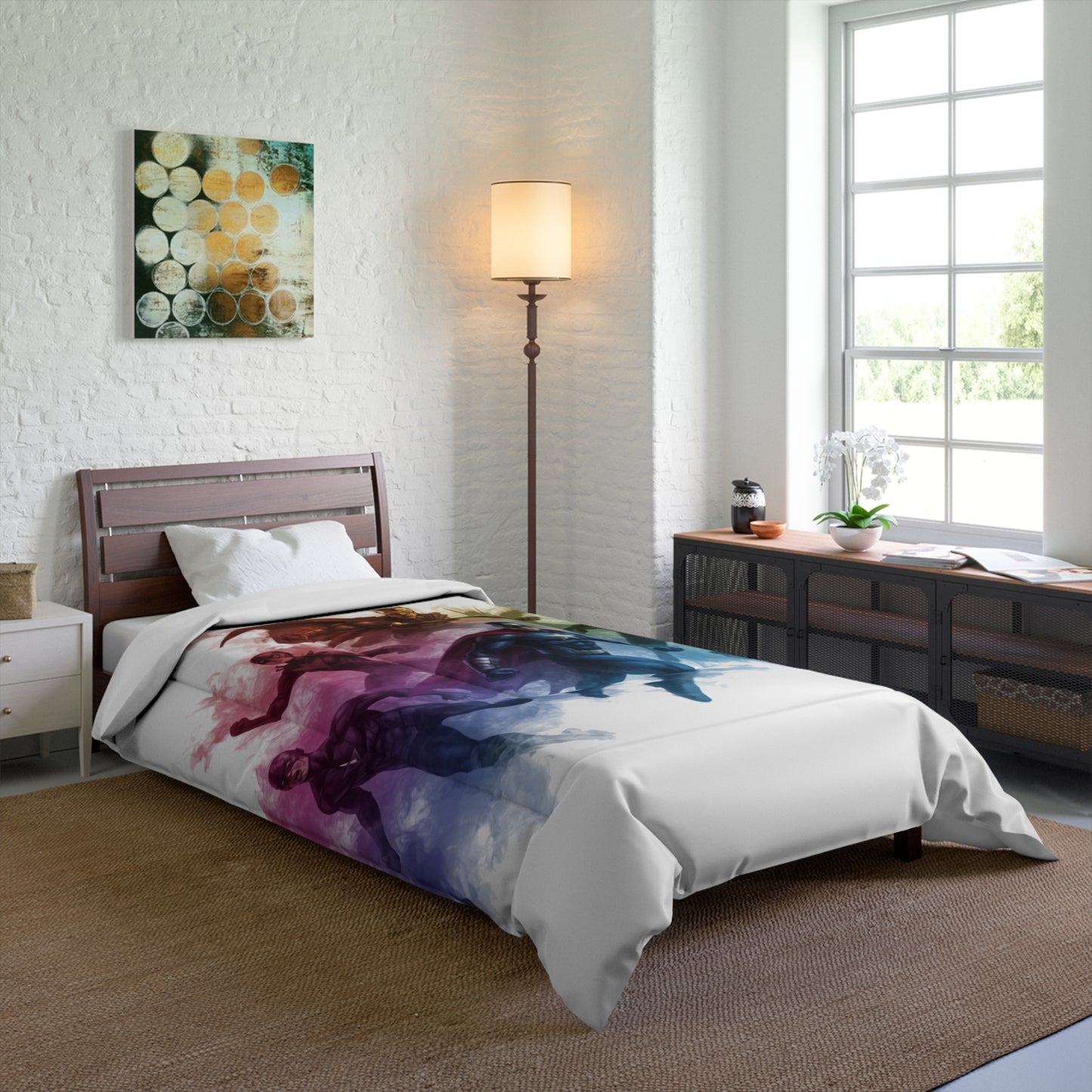 Misty Dreams Comforter - Casual Smoke Haze Design