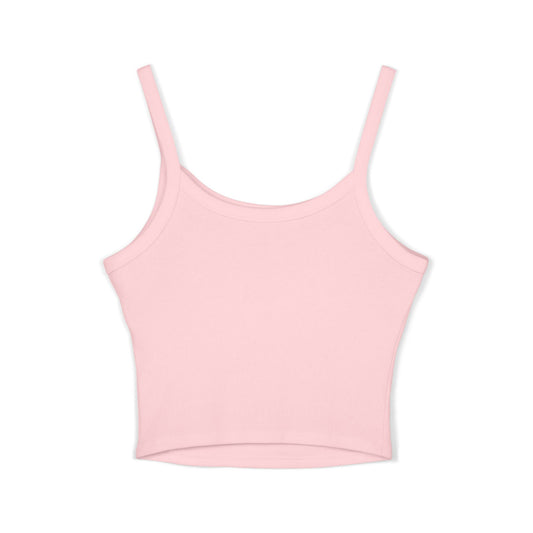 NOTGPT Pink Glitched - Spaghetti Strap Tank Top
