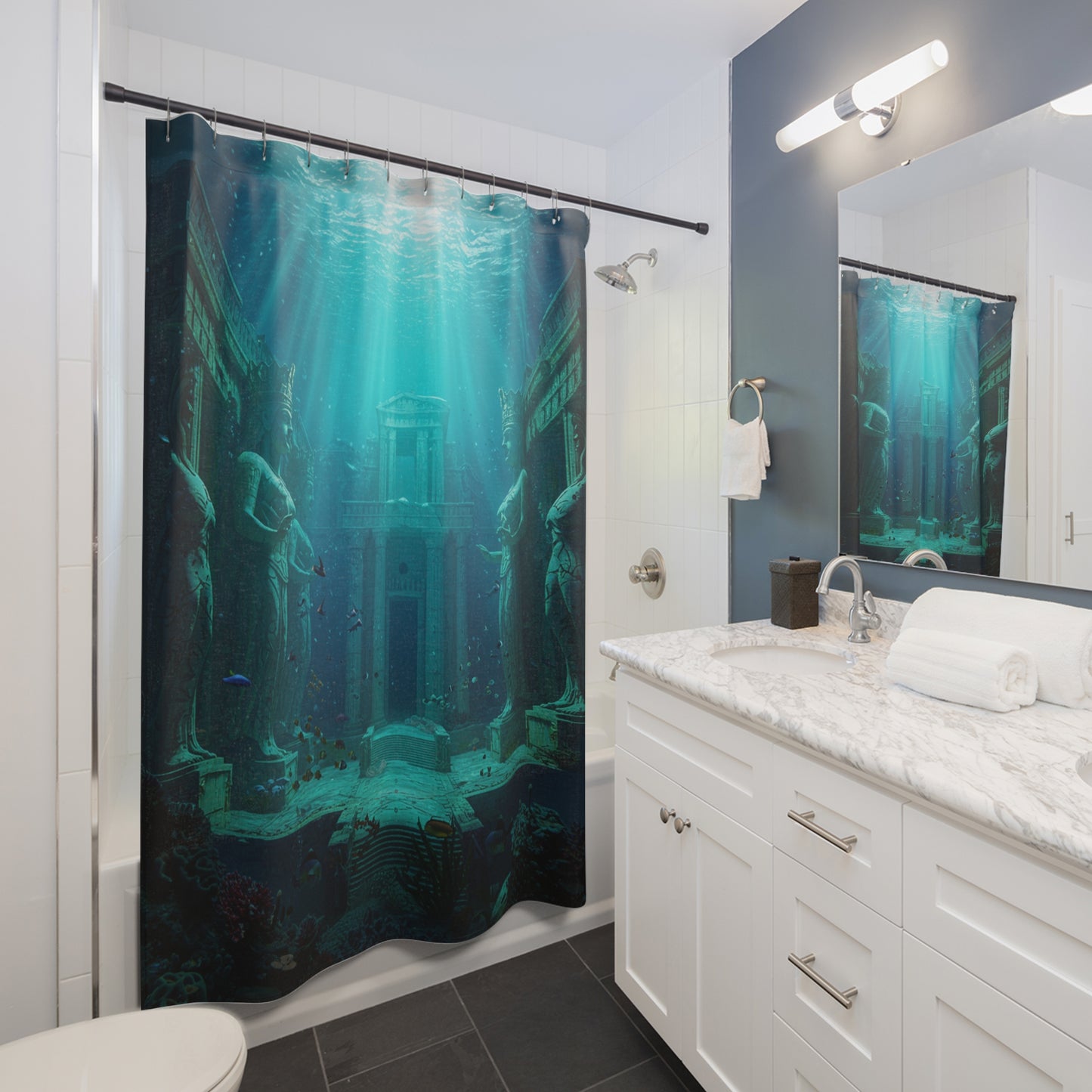 Atlantis Edge: Uncover the Mystery Shower Curtain