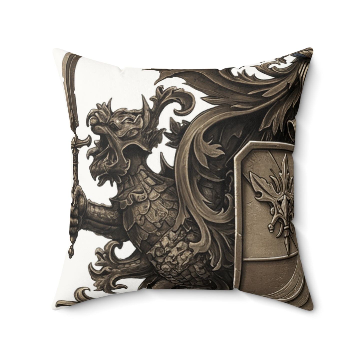 Urban Edge: Faux Suede Square Pillow