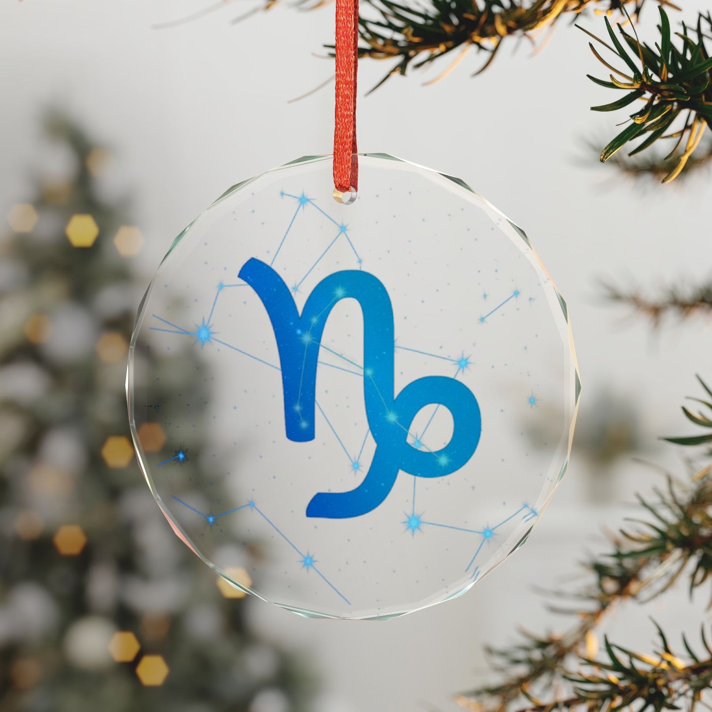 Capricorn Edge: Crystal Zodiac Ornament
