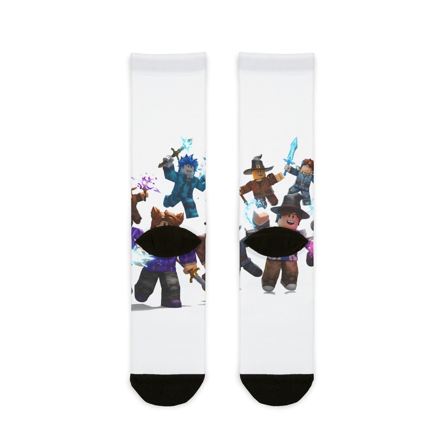 Pixel Power Punch Crew Socks: Unleash Your Edgy Side