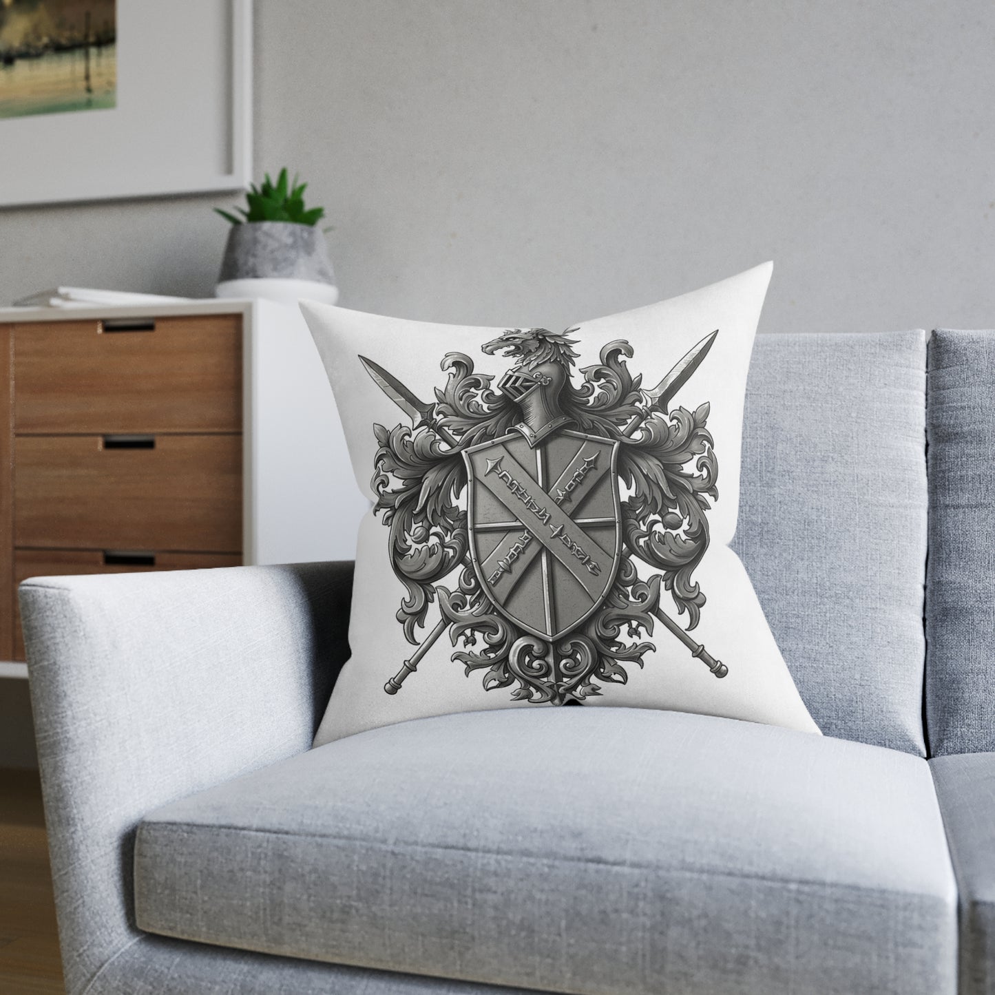 Urban Edge: Dual Guild #41 Design Square Pillow