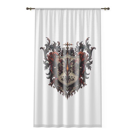 Trendsetter Emblem Window Curtain - Style #39