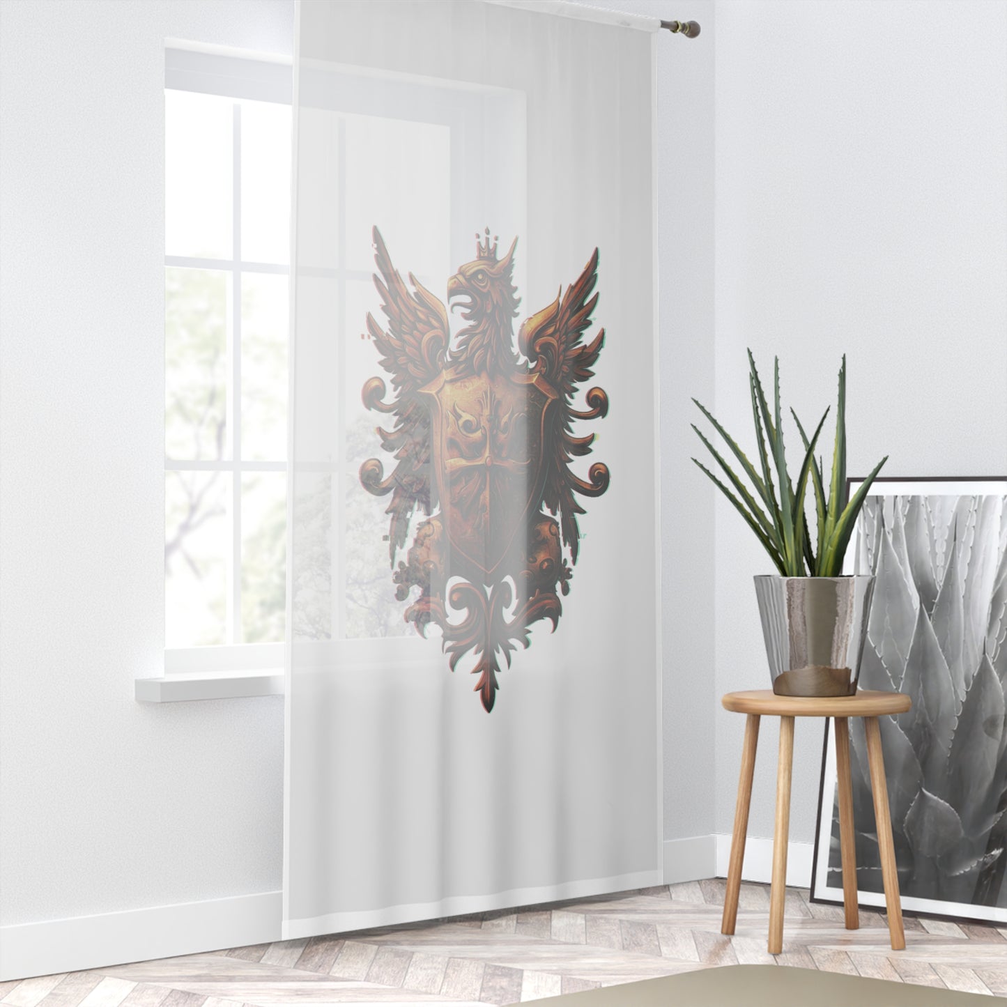 Trendsetter Emblem Window Curtain - Style #36