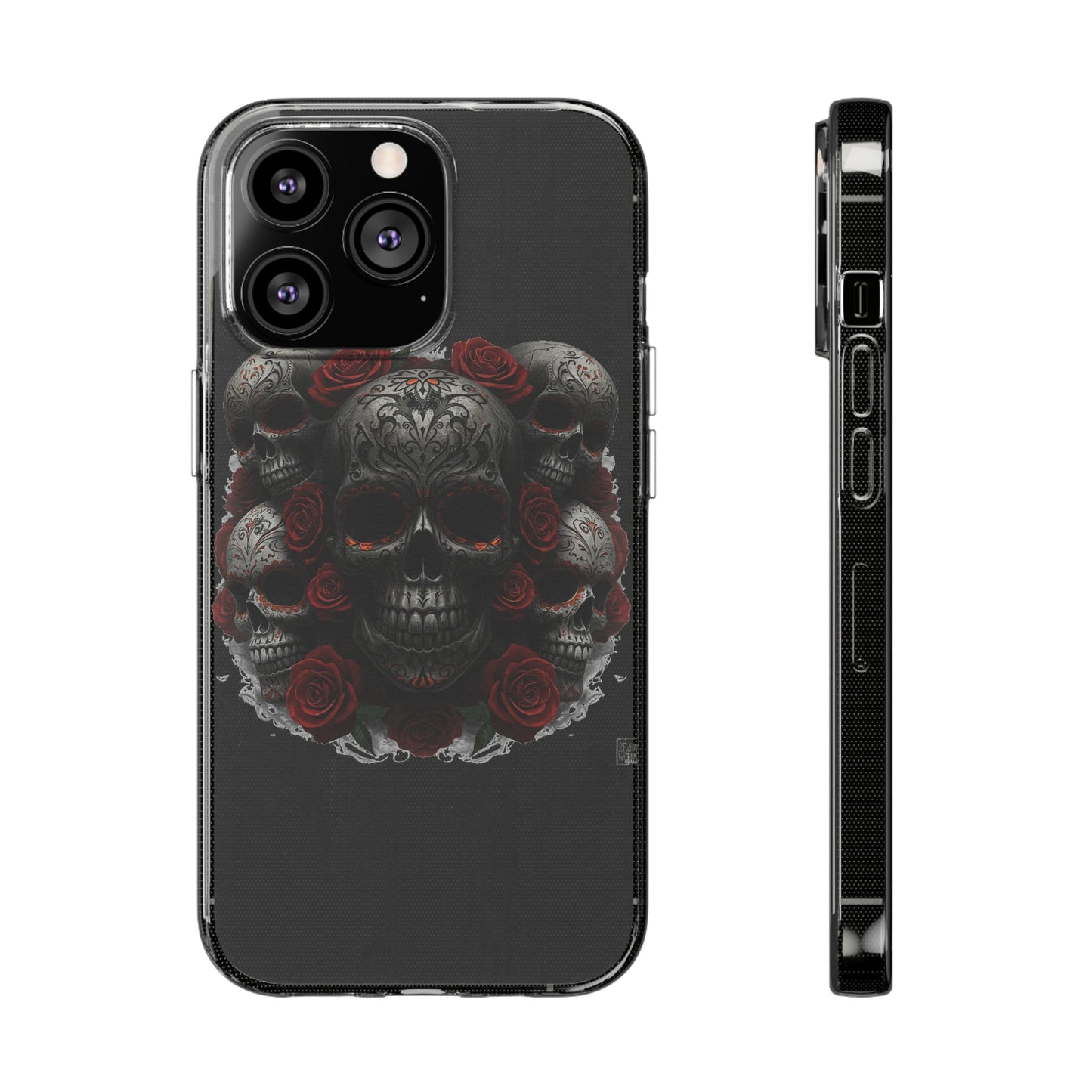LaCatrina Edge: Clear Silicone Case for Bold Spirits