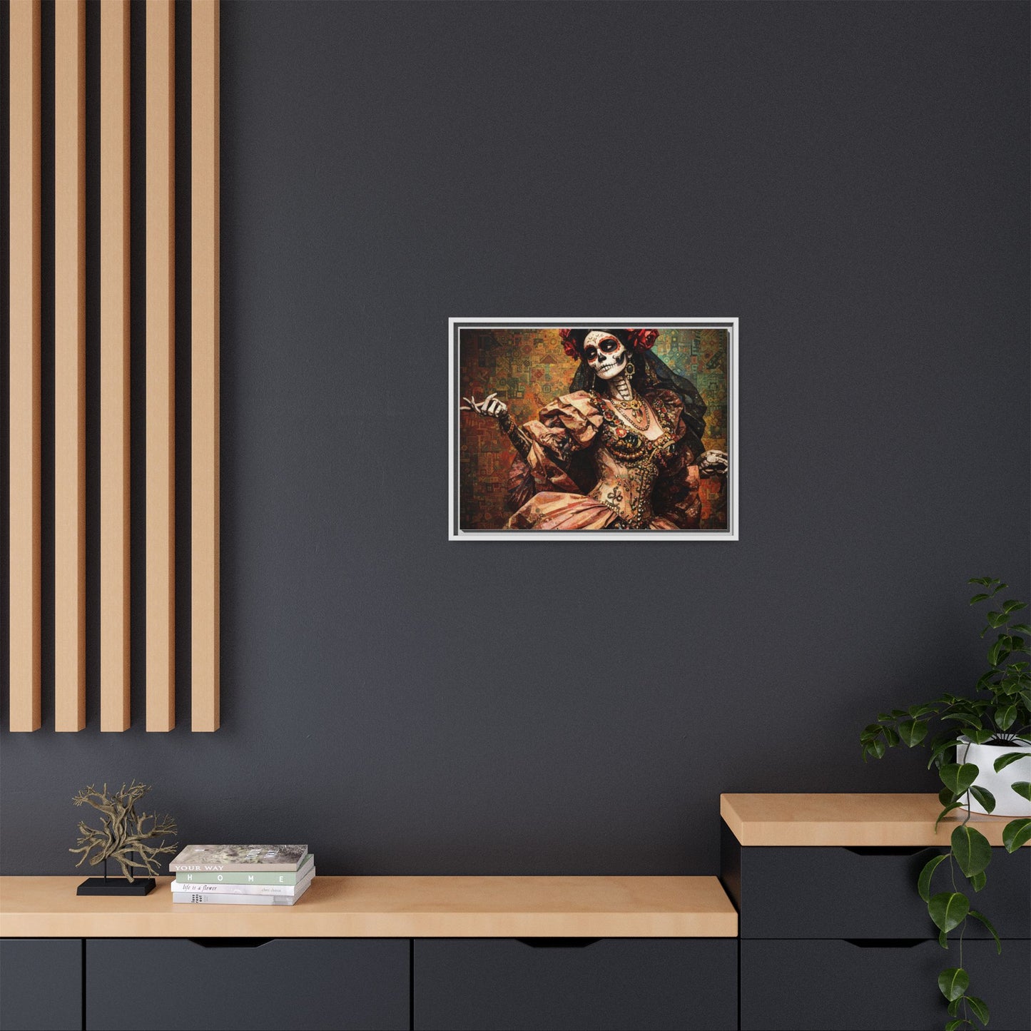 LaCatrina Elegance: Professional Art Series #6 - Framed Matte Canvas
