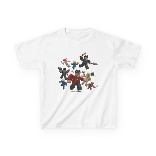Voxel Adventure Kids Tee - Trendy Cotton Comfort