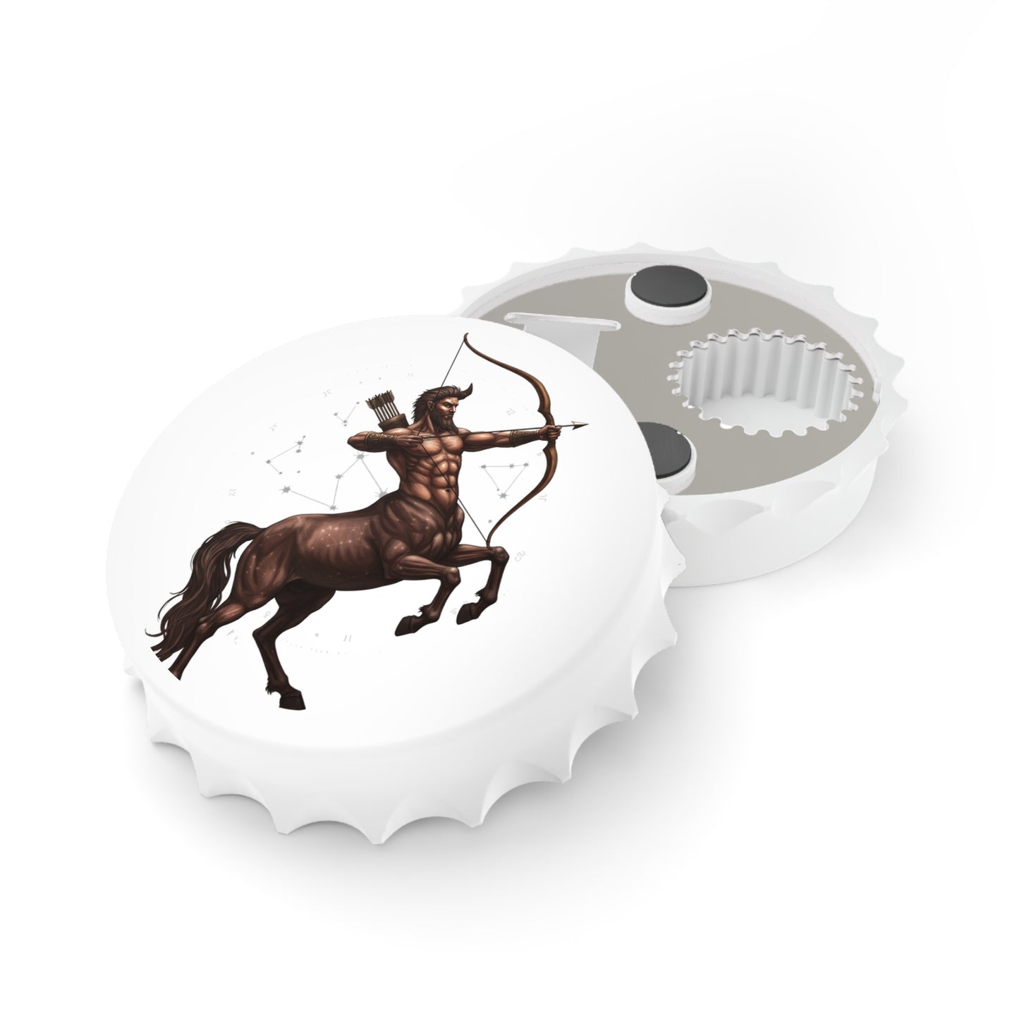 Sagittarius Skyline - Trendy Zodiac Bottle Opener