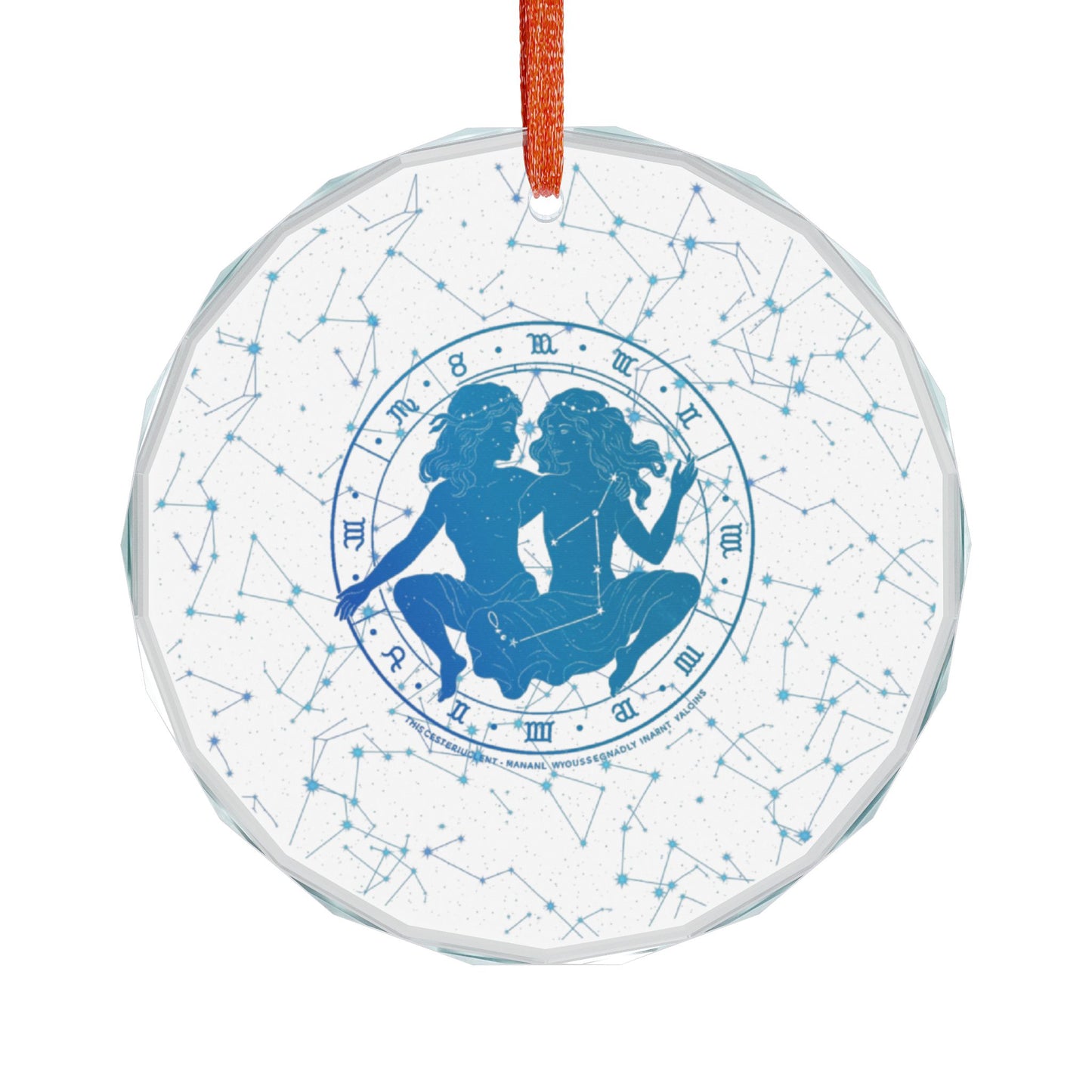 Gemini Edge – Dual Force Crystal Glass Ornament