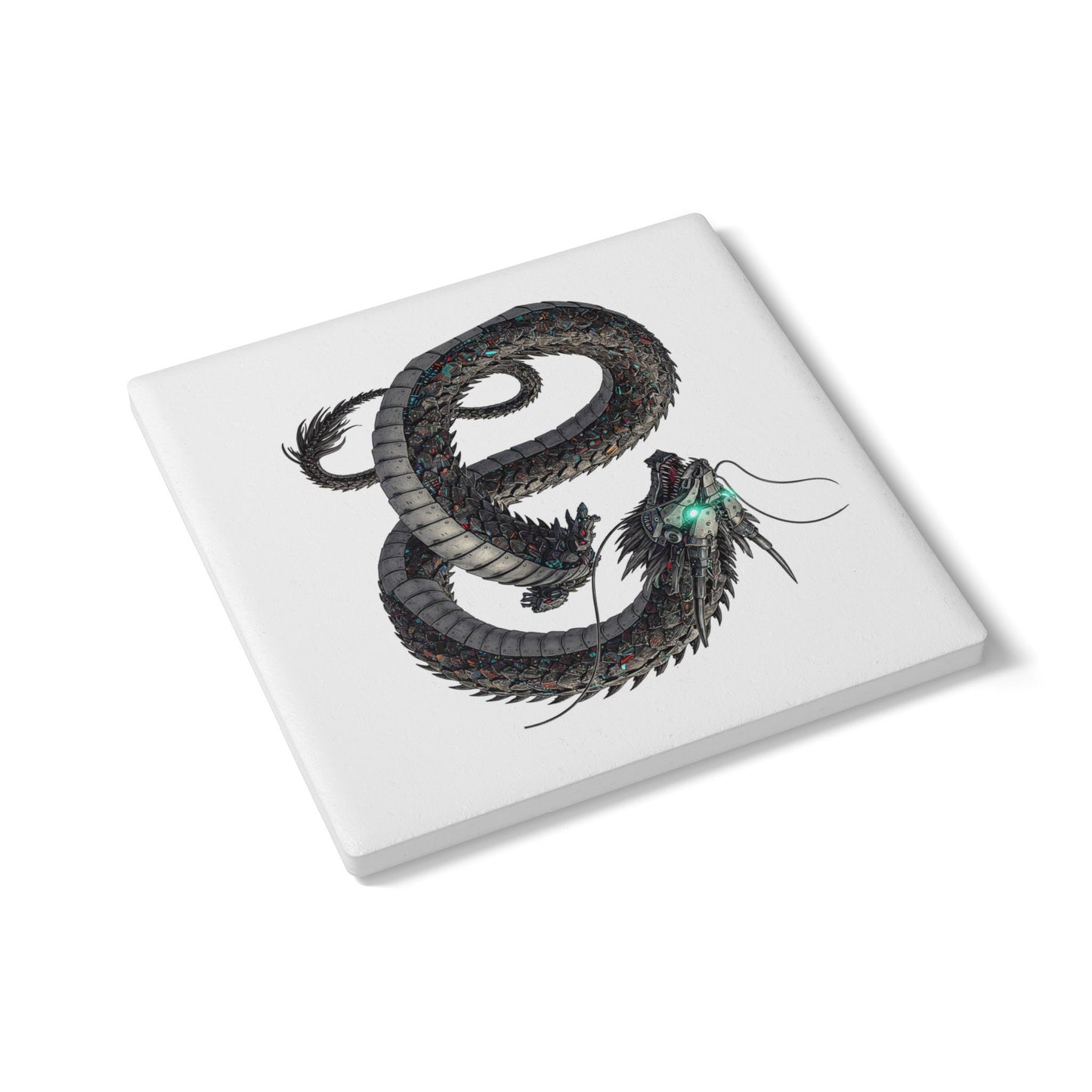 Cyber Dragon Nexus Coaster – Ignite Your Space!