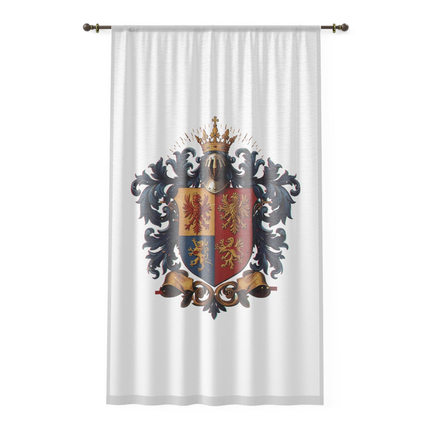 Guild Emblem Chic Window Curtain - Trendsetter Collection #40