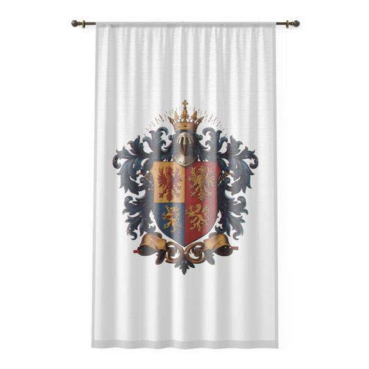 Guild Emblem Chic Window Curtain - Trendsetter Collection #40