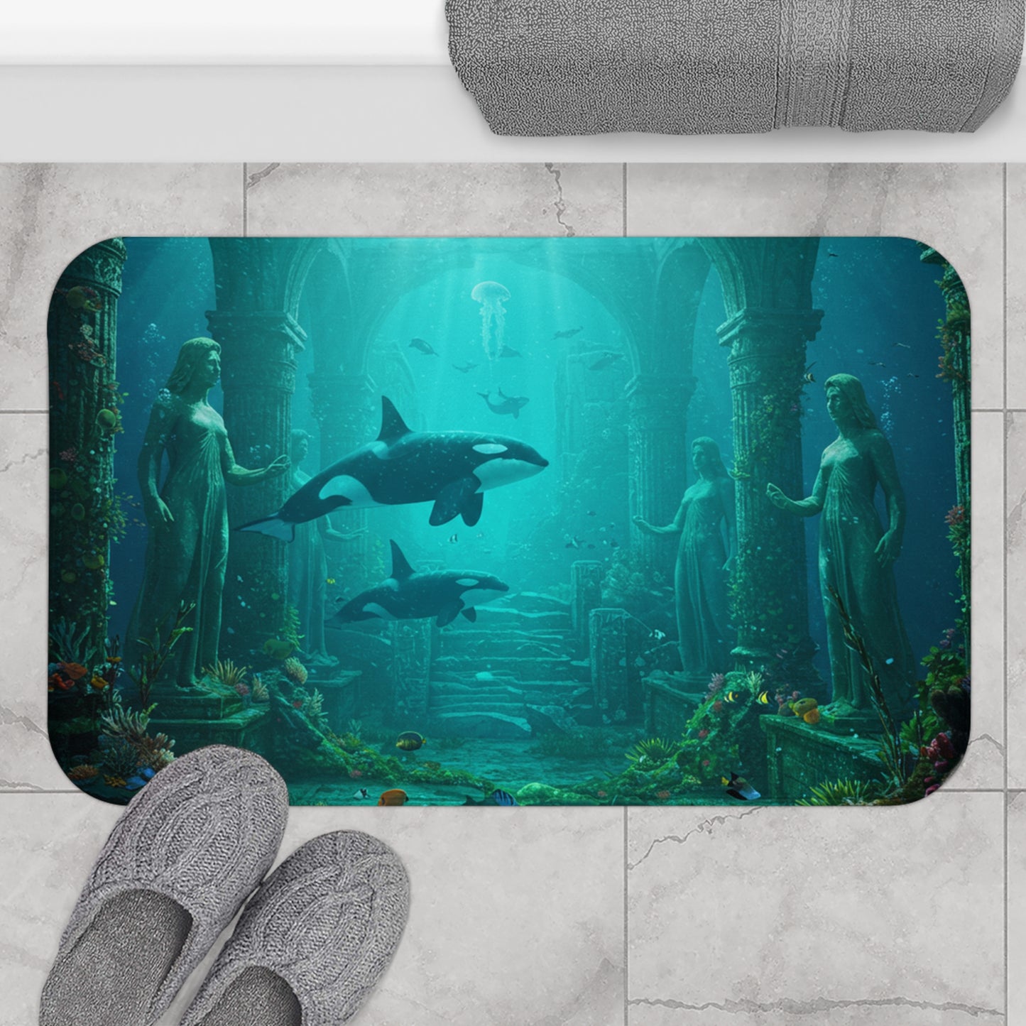 Atlantis Escape Casual Bath Mat