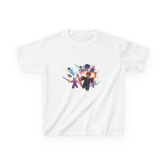 Pixel Pals Playground - Kids' Trendy Voxel Tee