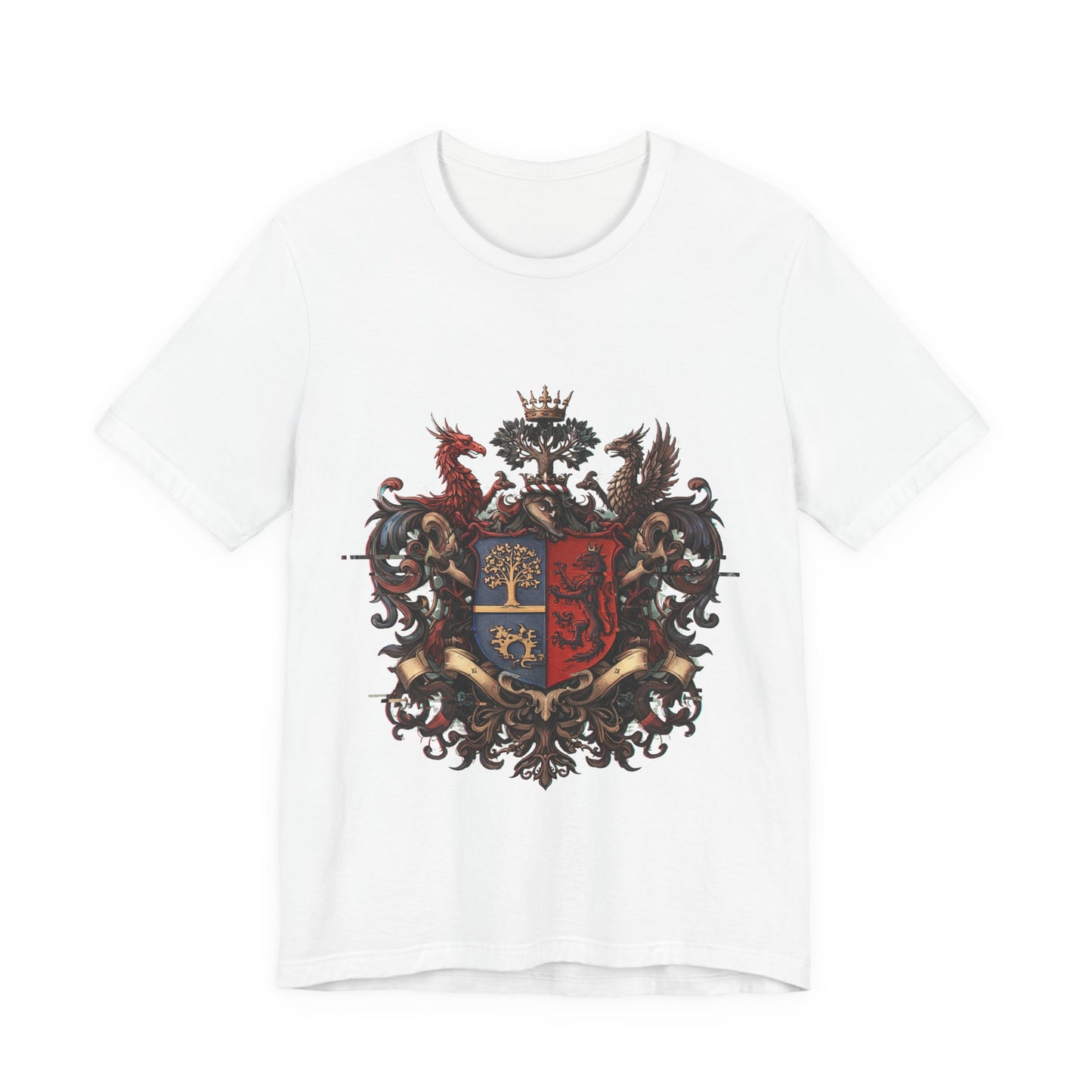 Guild Emblem Fusion Tee – Trendy Unisex Jersey Shirt