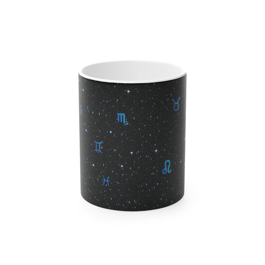 Astrology Magic Mug - Starry Zodiac Coffee Cup, Horoscope Gift, Celestial Tea Mug, Astrology Lover, Unique Birthday Present