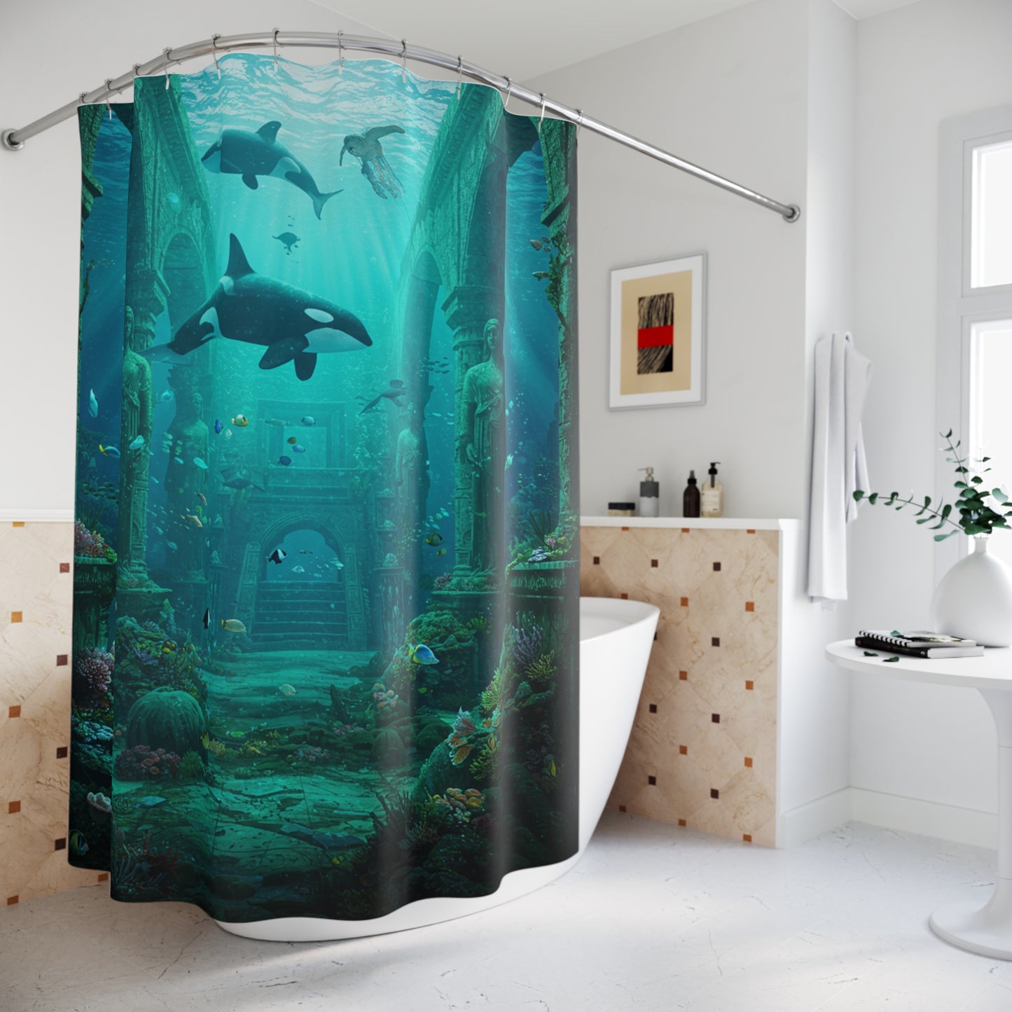 Atlantis Edge: The Lost City Shower Curtain #32