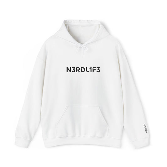 NOTGPT "N3RDL1F3" Classic White - Hoodie