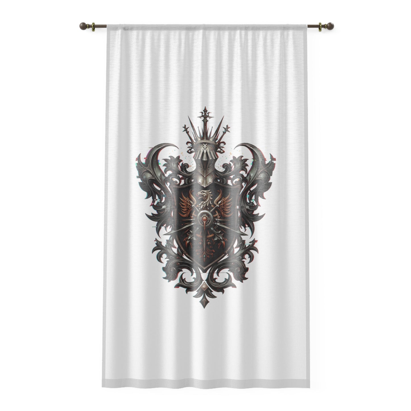 Trendsetter Emblem Window Curtain - Style #38