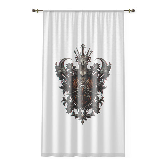 Trendsetter Emblem Window Curtain - Style #38