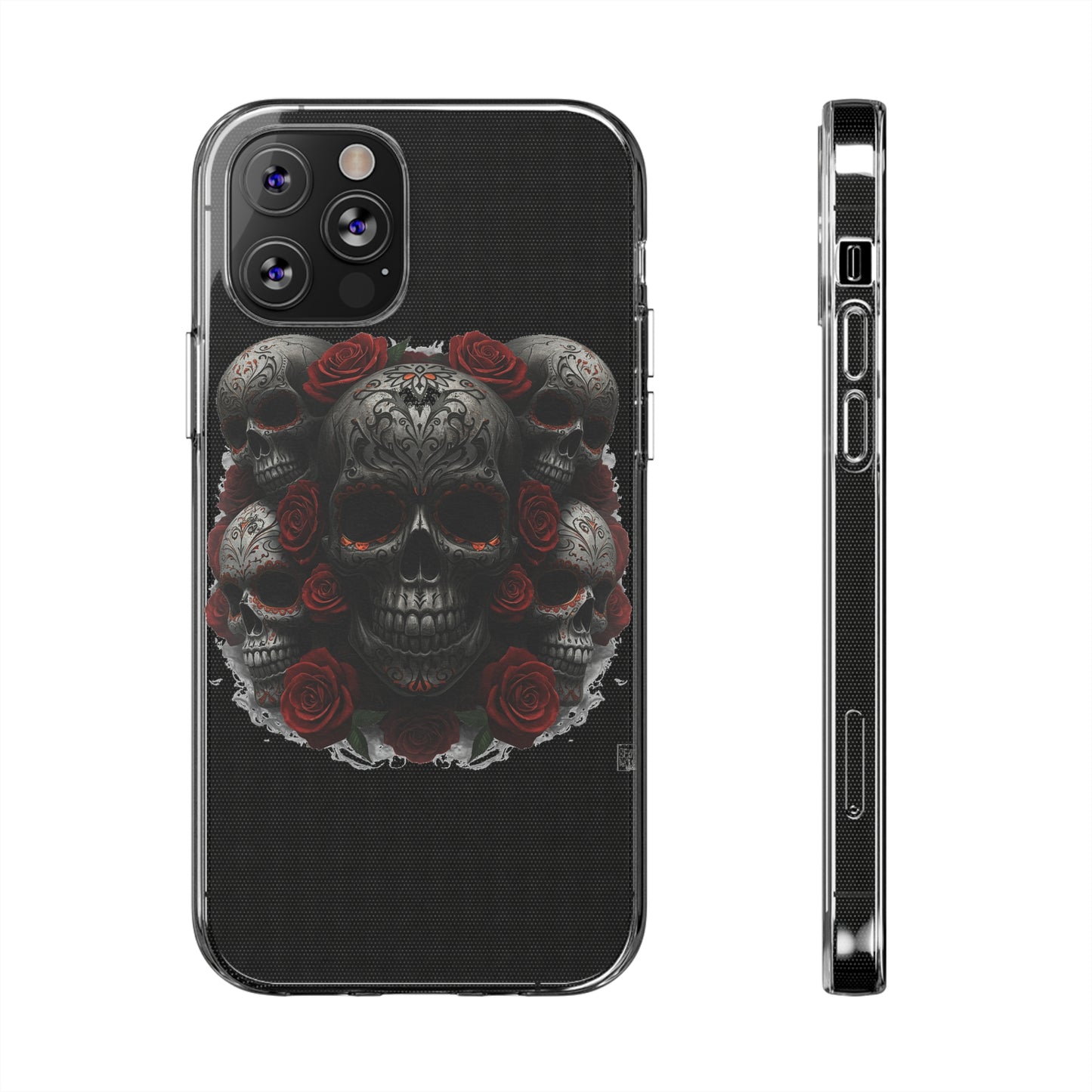 LaCatrina Edge: Clear Silicone Case for Bold Spirits