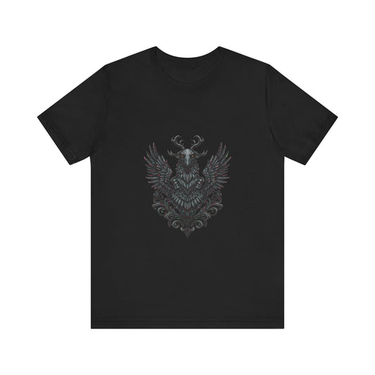 Glitch Heraldry Unisex Tee - Trendy Urban Style