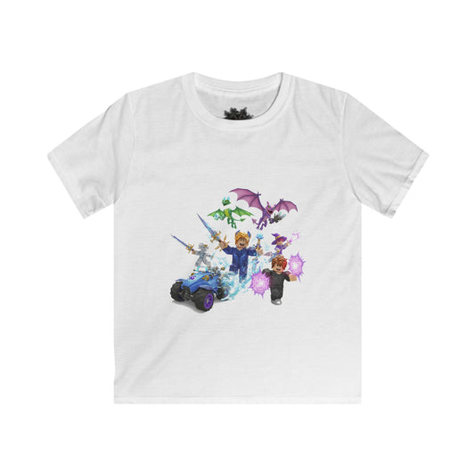Back-to-School Blast: Kids' Voxel Adventure Tee