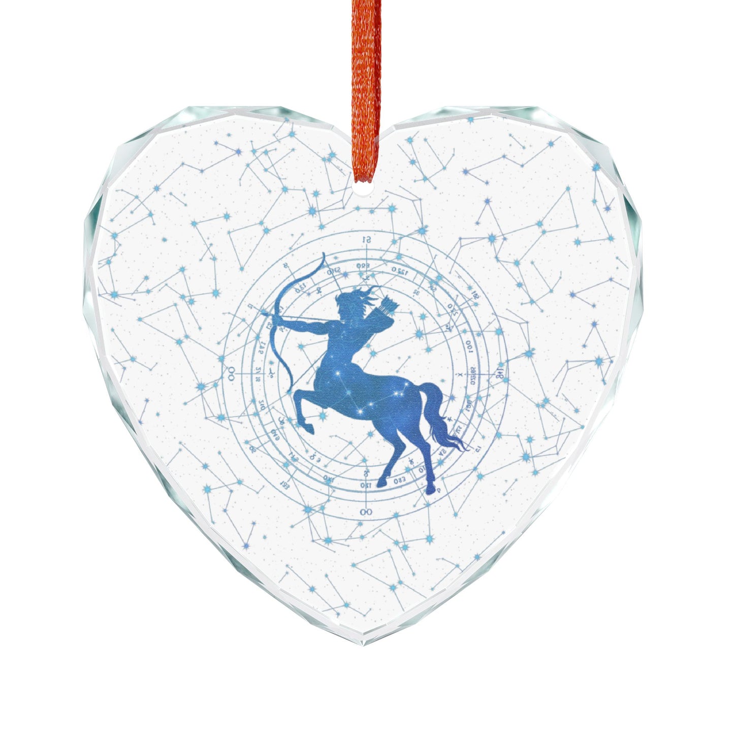 Sagittarius Edge - Dual Zodiac Crystal Ornament #12