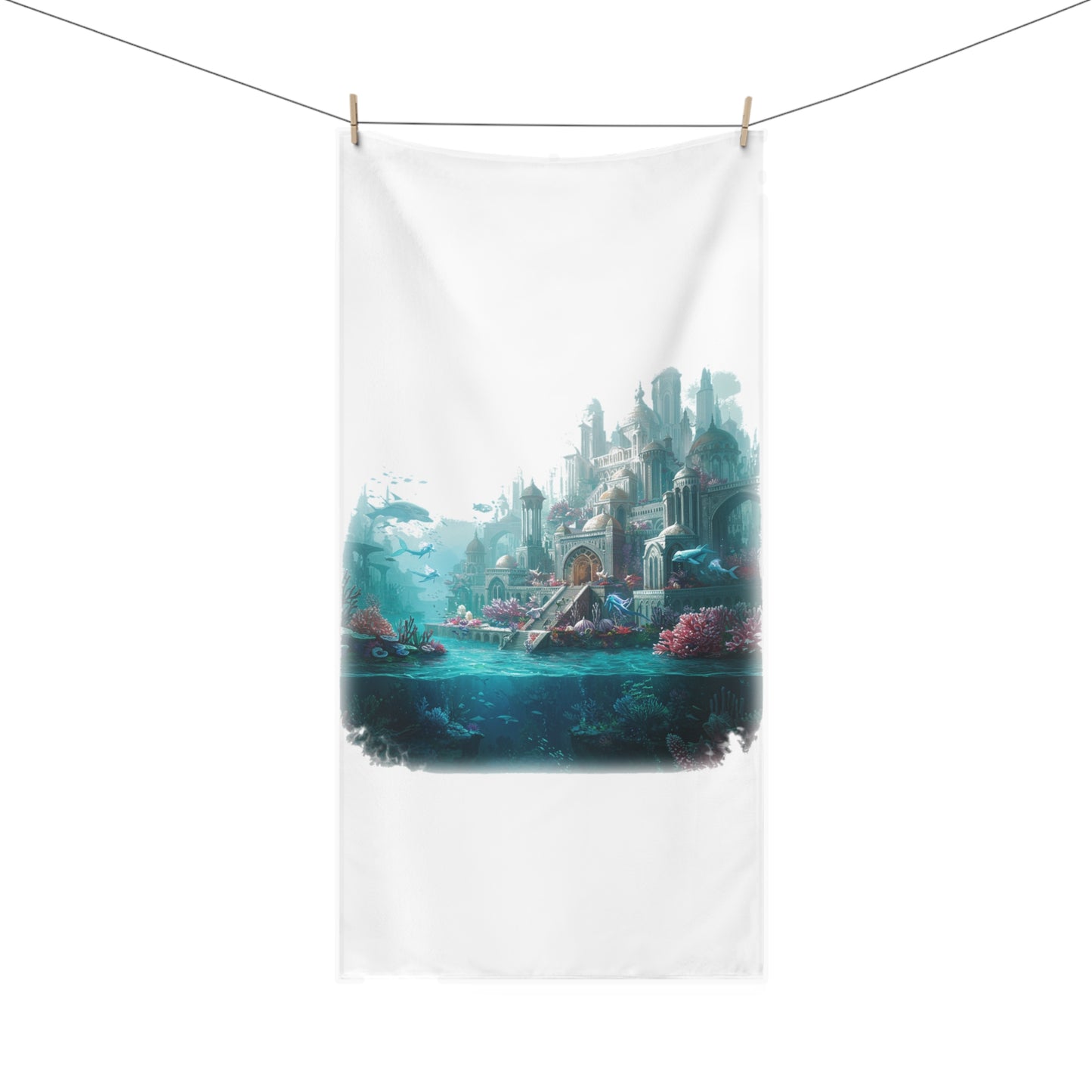 Atlantis Escape Mink-Cotton Towel – Casual Luxe Edition