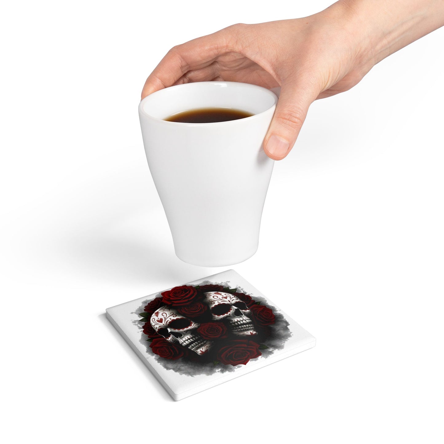 LaCatrina Edge: Dare to Dazzle Ceramic Coaster
