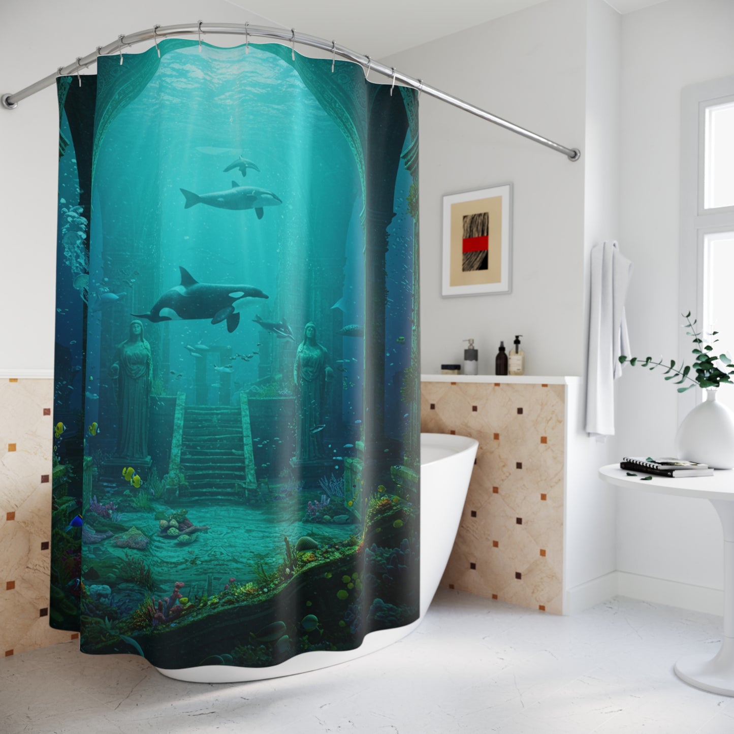 Atlantis Edge: The Lost City Shower Curtain