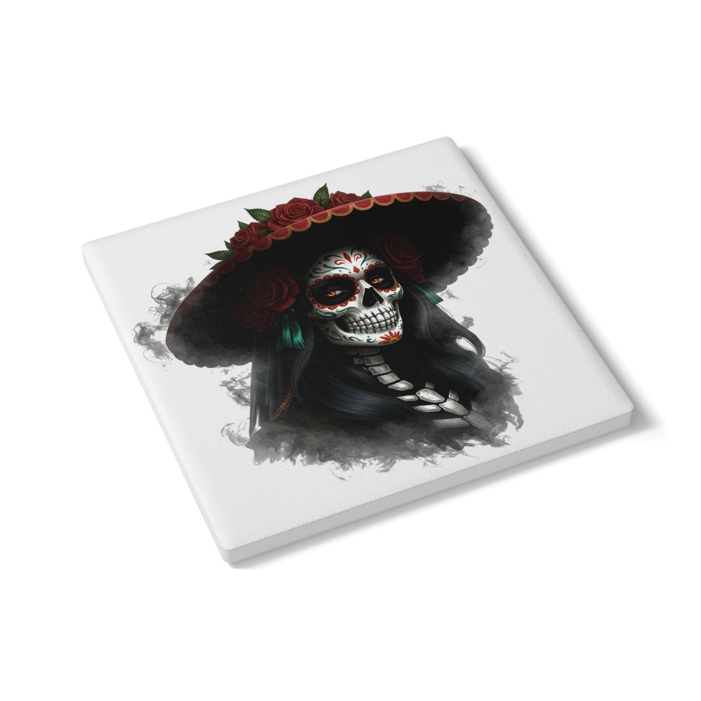 LaCatrina Edge: Ceramic Coaster #4