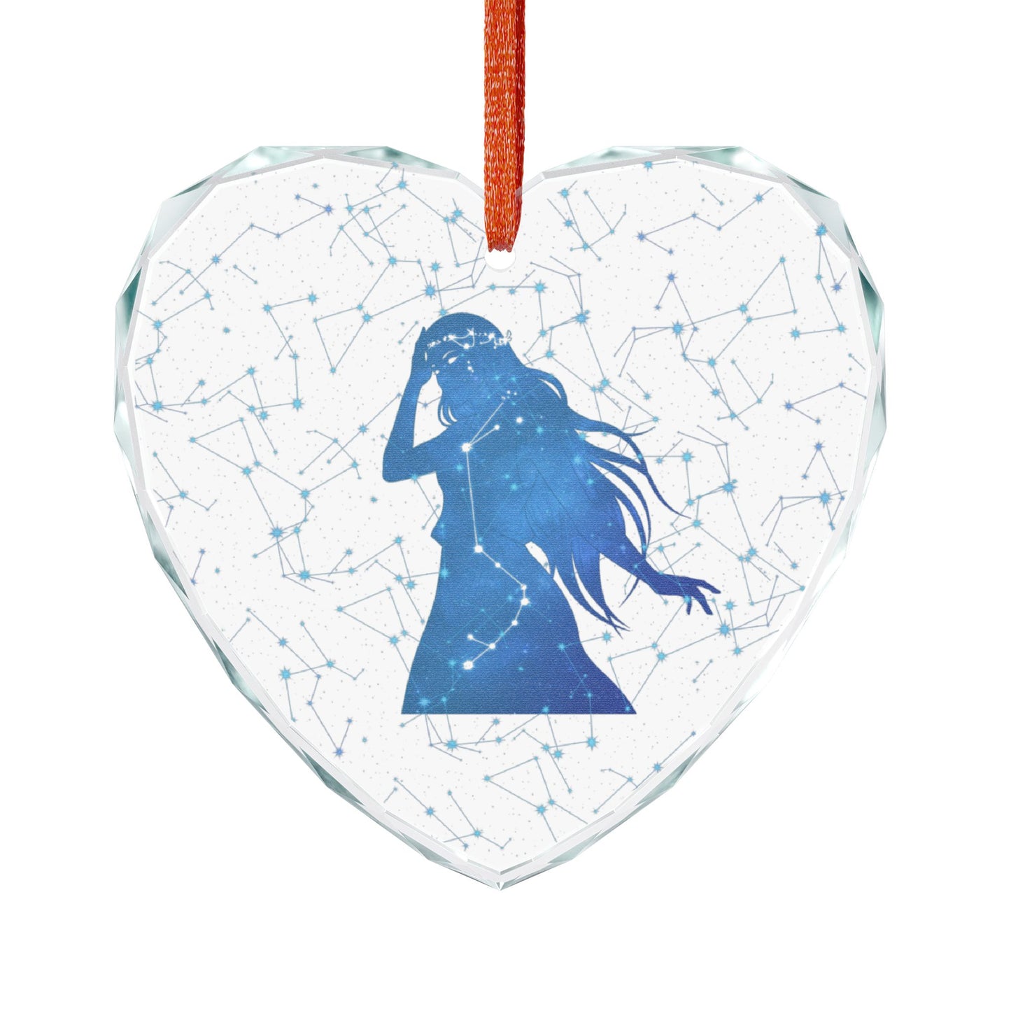 Virgo Vibe - Edgy Zodiac Crystal Ornament #13