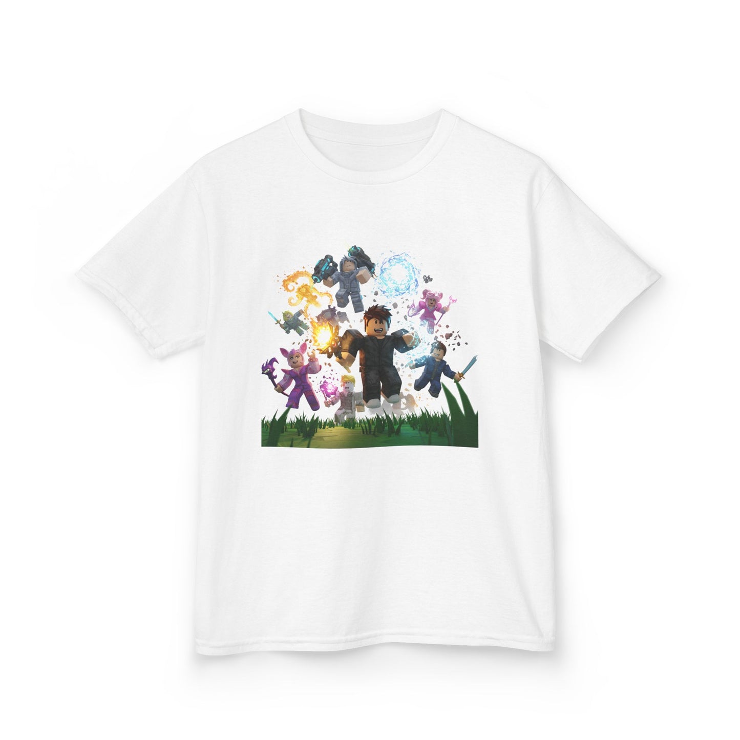 Voxel Adventure Kids Heavy Cotton Tee - Trendy Edition